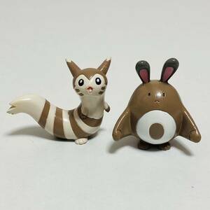 【美品】TOMY トミー ポケットモンスター ポケモン モンスターコレクション モンコレ オタチ オオタチ セット フィギュア