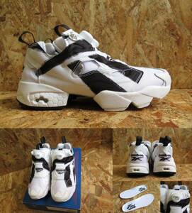 新品☆本物 復刻モデル REEBOK INSTAPUMP FURY OB 23.5cm リーボック インスタポンプフューリー WHITE/BLACK 白/黒 限定モデル