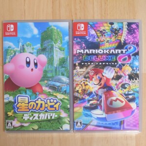 新品未開封 2本セット 星のカービィ ディスカバリー マリオカート8デラックス