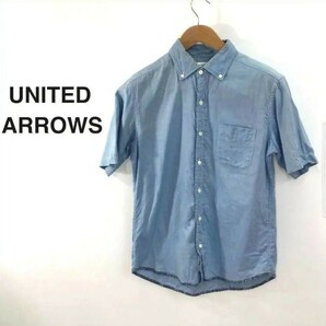 UNITED ARROWS ユナイテッドアローズ 半袖シャツ ブルー メンズ