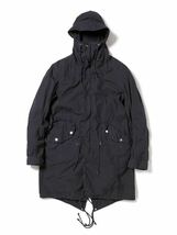 nonnative TROOPER HOODED COAT - COTTON RIPSTOP OVERDYEDモッズコート_画像1