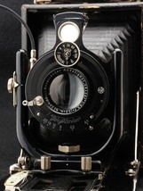 Voigtlander Vag 9x12 Skopar 13.5cm F4.5 乾板カメラ !! 戦前のオリジナル！蛇腹 骨董 アンティーク フォクトレンダー　0507_画像1