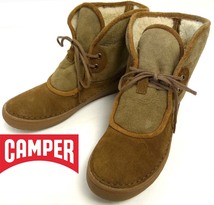 カンペール / CAMPER 裏ボア スエード×ムートンブーツ　35(22.5cm相当)(レディース)【中古】10h-1-078_画像1