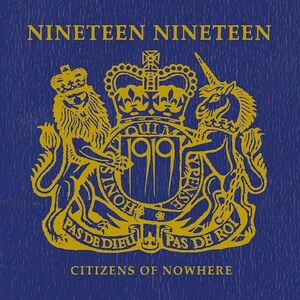 1919 Citizens Of Nowhere LP (12&#34; Blue & Gold splatter Vinyl with insert) Manic Depression UK 80s Goth Rock / Post Punk