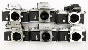 (2465)ジャンク フィルムカメラ Nikon F F2 ニコン エフ まとめてセット 6台 動作未確認 同梱発送不可
