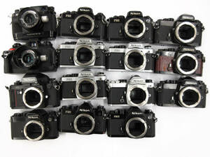 (2467)ジャンク フィルムカメラ Nikon F3 FE FE2 FM FM2 NIKONOS-Ⅲ NIKONOSⅣ-A ニコン まとめてセット 15台 動作未確認 同梱発送不可