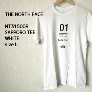 THE NORTH FACE ザノースフェイス 地域限定 札幌Tシャツ 北海道 SAPPOROTEE キャンプ 希少 白 L