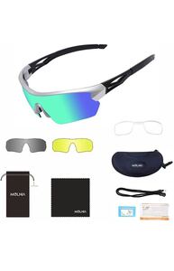 サングラス スポーツ サングラス UV400紫外線カット 調光サングラス 反射光 強光 グレアカット 超軽量 抗衝撃