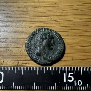 381【古代ローマコイン】トラヤヌス(Trajan) クリーニング済極美品！超級レア！！