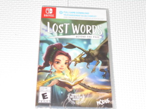 SWITCH★LOST WORDS BEYOND THE PAGE 海外版 DOWNLOAD(ゲーム機本体のアカウントが日本の場合、海外のアカウントを取得して下さい)★新品