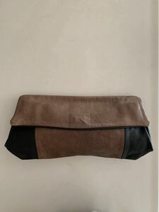  Forte Forte forte_fortebai color clutch bag forte forte Brown black clutch bag Mini bag leather *