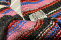 とても珍しいカラーミックスされた BURBERRY BLACK LABELの可愛いウールセーターです!!! ユニセックスでも大丈夫です。サイズ2です。_画像9