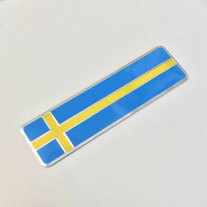 エンブレム アルミ プレート【スウェーデン】SWEDEN Volvo ボルボ SAAB サーブ Koenigsegg ケーニグセグ Josse ヨッセ スエーデン