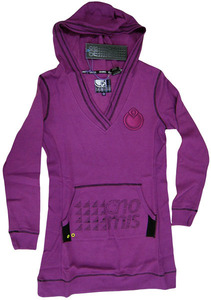 ノーミス NOMIS パーカーワンピ AstorHdDress 1036037 Purple Mサイズ レディース