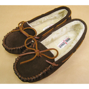  free shipping Minnetonka MINNETONKA CALLY Carry boa moccasin #4012 CHO/8 flat shoes moccasin (2