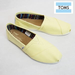 訳あり 送料込 国内正規品★TOMS トムス CLASSICS 女 YellowCanv US6.5（23.5cm