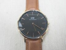 5J049BC◎Daniel Wellington ダニエルウェリントン Classic Durhum 40mm クォーツ 腕時計 ハートチャーム付き◎未使用品 _画像2