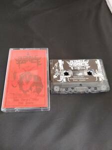 C5551 cassette tape ALCOHOLIC FORCE satan doesn't booze with posers slash metal Colombia 