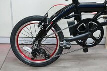 試走程度 トランスモバイリー ULTRA LIGHT E-BIKE 折り畳み電動アシスト自転車 AL-FDB163E-N ブラック 92209-01 TRANS MOBILLY NEXT163_画像6