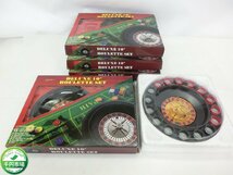 【OJ-4045】Deluxe 10 Roulette set 他 ルーレット セット 5点 ボードゲーム カジノ 現状品【千円市場】_画像1