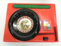 【OJ-4045】Deluxe 10 Roulette set 他 ルーレット セット 5点 ボードゲーム カジノ 現状品【千円市場】_画像5