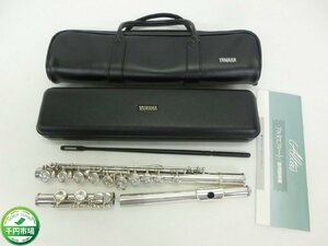 【Y-5871】YAMAHA ヤマハ フルート 221S ＩＩ 2 管楽器 ハードケース付 収納鞄付【千円市場】