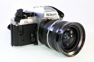 実用★ニコン Nikon FA ボディ+AI ZOOM-NIKKOR 28-45mm F4.5★シャッター全速・露出計完動★希少デモ機・D刻印★2215