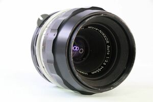 実用★ニコン Nikon MICRO-NIKKOR AUTO 55mm F3.5★絞りリング動作違和感★AC 856