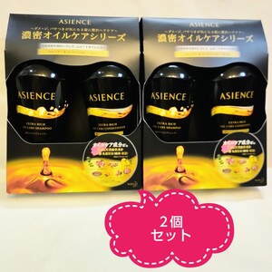 アジエンス 濃密オイルケアシリーズ シャンプー 450ml & コンディショナー 450ml 本体セット 【 ASIENCE 】