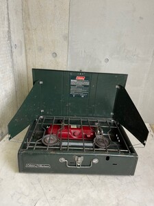 NG041251 コールマン パワーハウス ツーバーナー Coleman POWERHOUSE 413H キャンプグッズ 現状品/ジャンク品