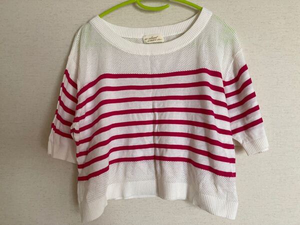 w closet 半袖ニット