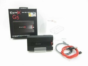 CREATIVE Sound Blaster G5 SBX-G5 ポータブルゲーミング USB サウンドカード ヘッドフォン アンプ オーディオ