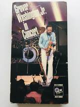 Grover Washington Jr Concert グローバー ワシントン ジュニア ライブ VHS Steve Gadd Eric Gale Richard Tee スティーブ ガッド ソロあり_画像1