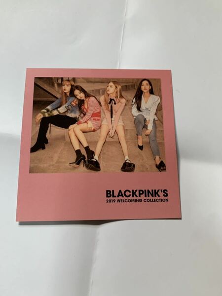 BLACKPINK 公式フォトカード　2019WELCOMING