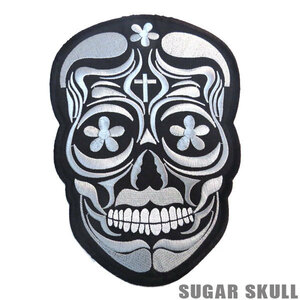 【刺繍パッチ】SUGAR SKULL シュガースカルパッチ (E)