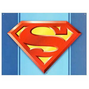 SUPERMAN LOGO　Tin Signs　ティン　サインプレート　#1335　スーパーマン　ブリキ看板　インテリア