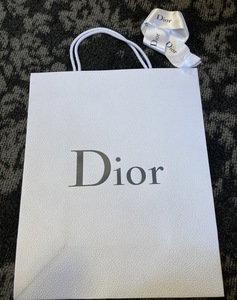 Dior 　手提げ紙袋 　リボン付き　幅360 高さ440 奥行き170　　ショップ袋　ブランド　ディオール