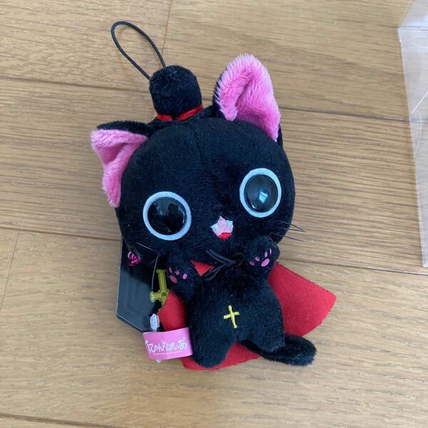 黒猫　キーホルダー　ぬいぐるみ