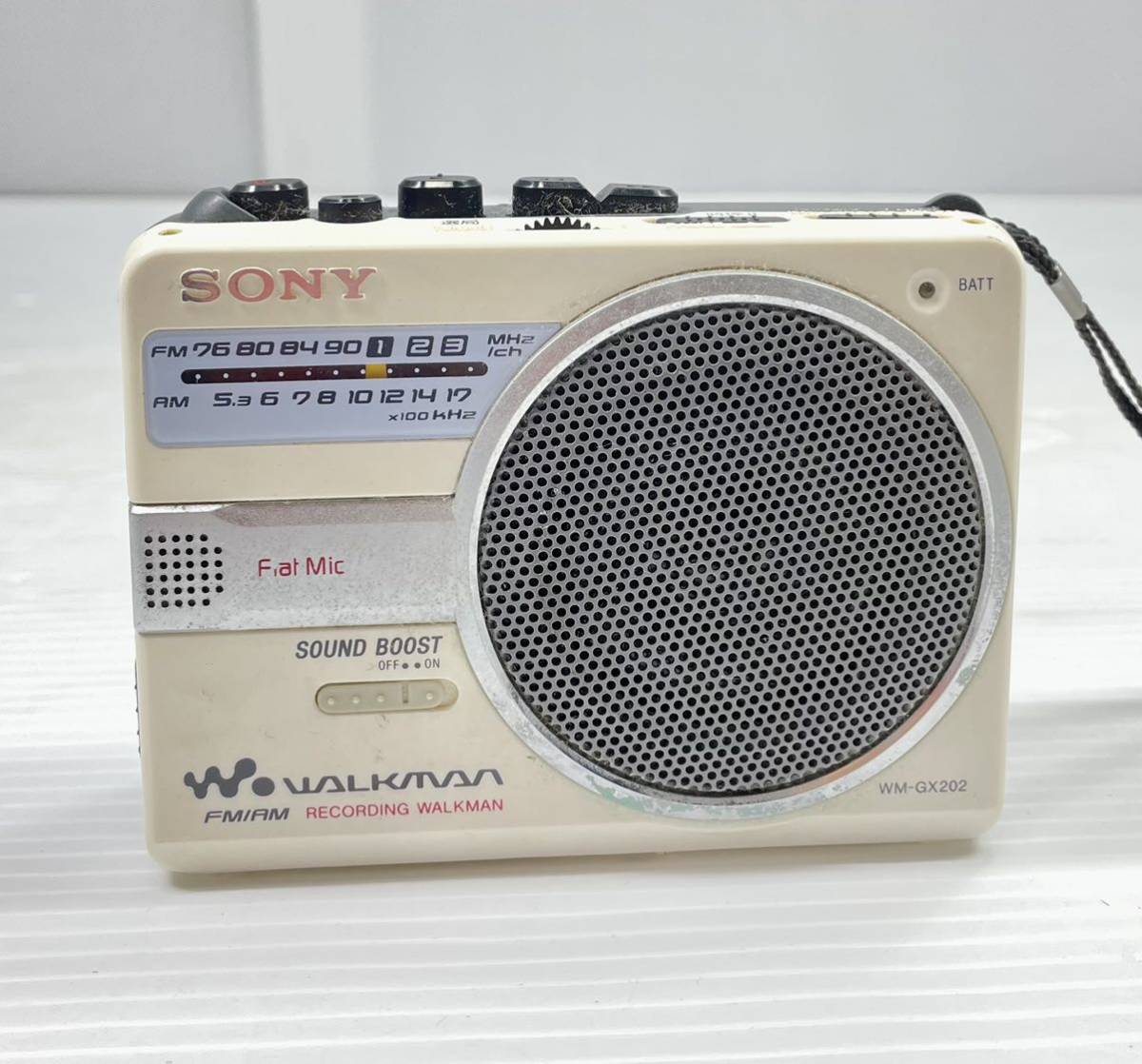 コード ヤフオク! - SONY WM-GX202 WM CFウォークマン (ホワイト) コード