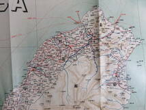 戦前 台湾 古地図 『臺灣全図』 大正2年 台湾刊 78×53cm 鉄道線路 航路ほか 大型地図_画像4