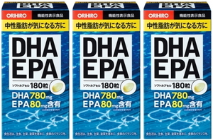 olihiro#DHA EPA 180 шарик ×3 шт. комплект # средний . жир .. тот, кто беспокоится .