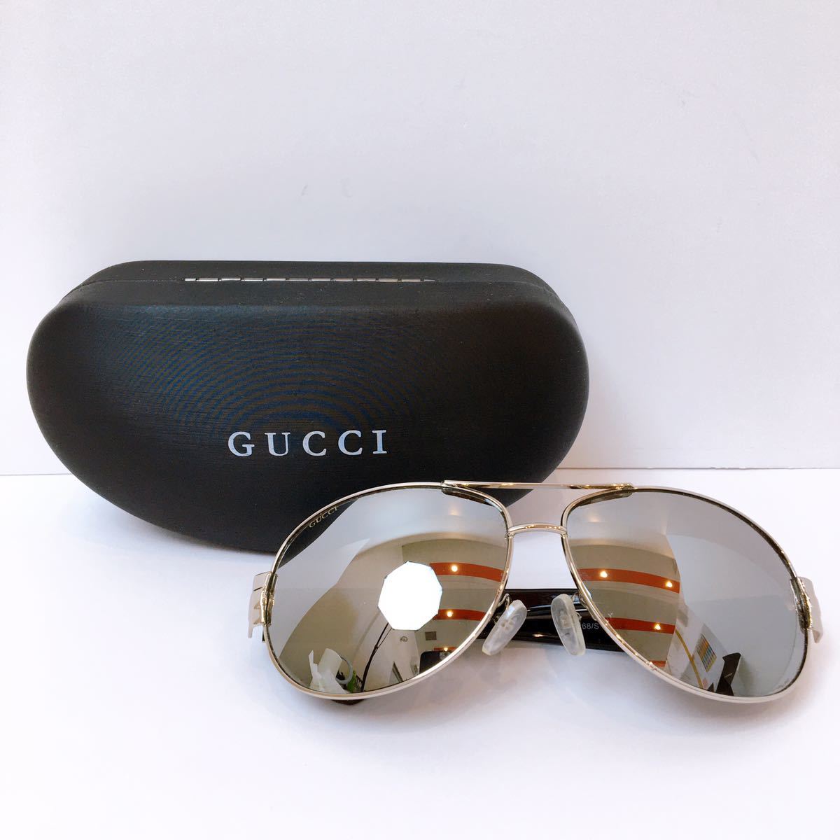 超美品 GUCCI サングラス グッチ ハイブランド 一度短時間使用