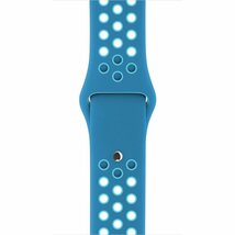 (42MM/44MM, 青)Apple Watch用バンド シリコン製 多空気穴通気性 スポーツ バンドApple Watch Series 6/5/4/3/2/1に対応_画像9