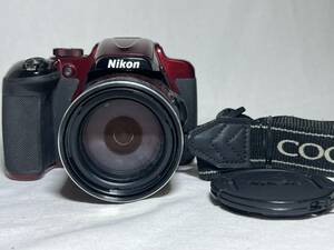 Nikon COOLPIX P600 コンパクトデジタルカメラ 光学60倍 1600万画素 レッド 即決送料無料