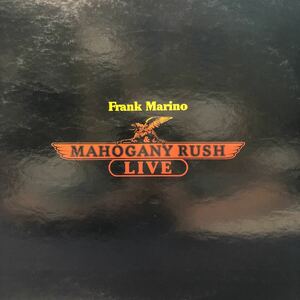 Frank Marino&Mahogany Rush フランク・マリノ&マホガニー・ラッシュ ライヴ！ LP レコード 5点以上落札で送料無料Y