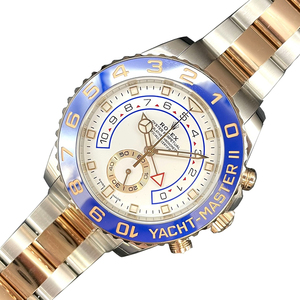 ロレックス ROLEX ヨットマスター2 116681 ホワイト 腕時計 中古