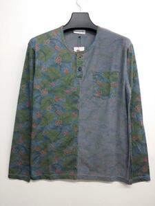 Ｔシャツ 50％OFF サンタフェ 春物長袖 切り替え50(2L) 新品