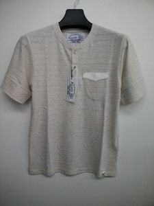 Ｔシャツ 50％OFF Ａlcott Ｈill ヘンリーネック(48)L 新品