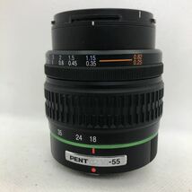 P2510　★SMC PENTAX-DA 18-55mm F3.5-5.6 AL ペンタックス Kマウント 一眼レフ用 ズームレンズ 動作OK 簡易チェック品_画像2