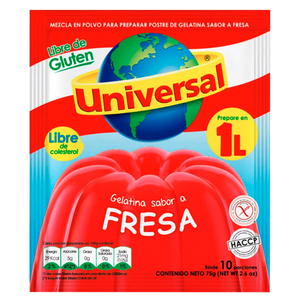  jelly. element ( gelatin ) strawberry universal 75g